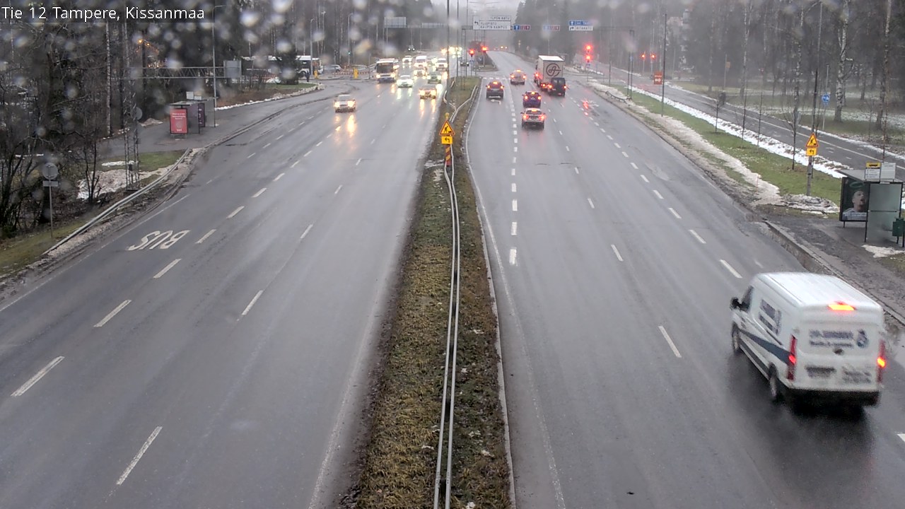 Weather Camera Image Väg 12 Tammerfors, Kissanmaa, Tampere, Pirkanmaa