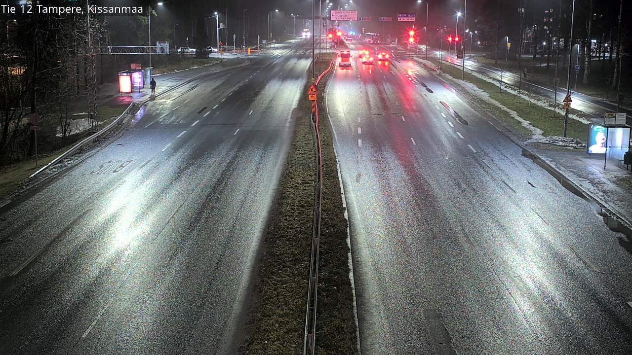 Weather Camera Image Väg 12 Tammerfors, Kissanmaa, Tampere, Pirkanmaa