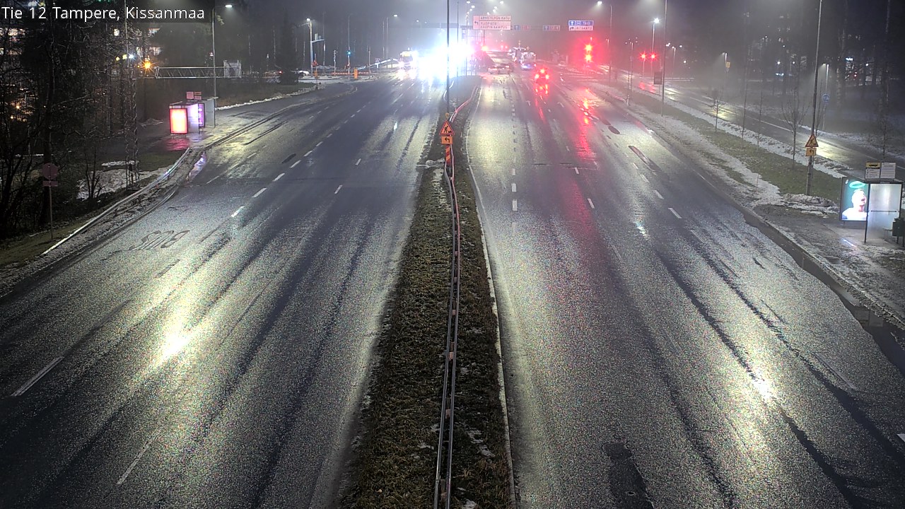 Weather Camera Image Väg 12 Tammerfors, Kissanmaa, Tampere, Pirkanmaa