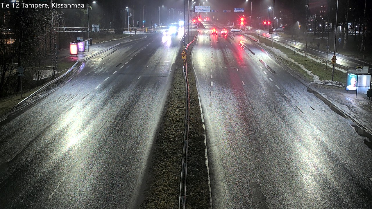 Weather Camera Image Väg 12 Tammerfors, Kissanmaa, Tampere, Pirkanmaa
