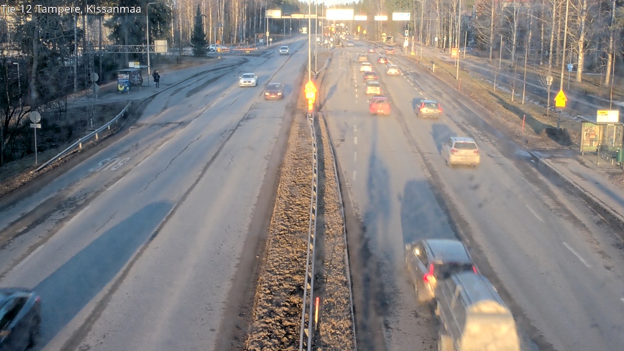 Weather Camera Image Väg 12 Tammerfors, Kissanmaa, Tampere, Pirkanmaa
