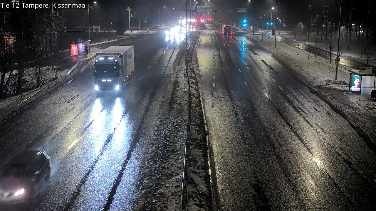Weather Camera Image Väg 12 Tammerfors, Kissanmaa, Tampere, Pirkanmaa