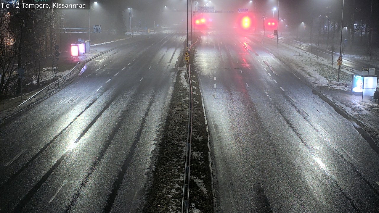 Weather Camera Image Väg 12 Tammerfors, Kissanmaa, Tampere, Pirkanmaa