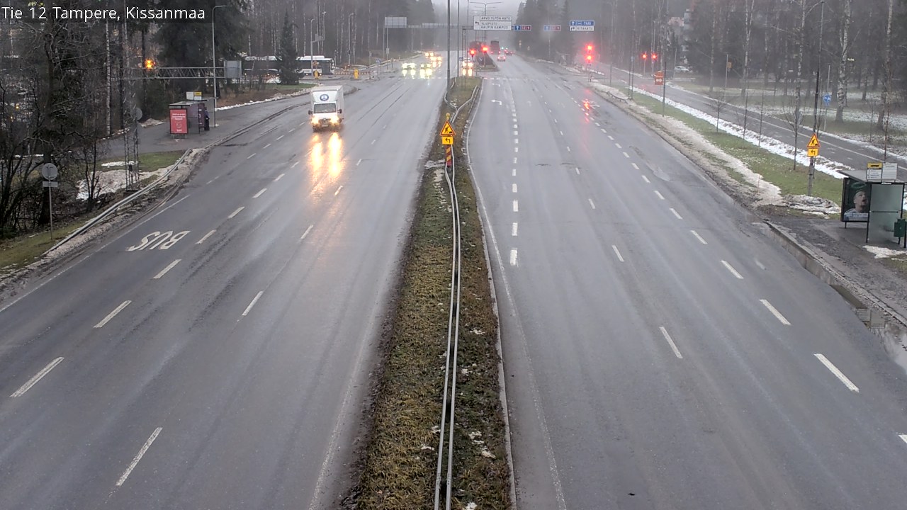 Weather Camera Image Väg 12 Tammerfors, Kissanmaa, Tampere, Pirkanmaa
