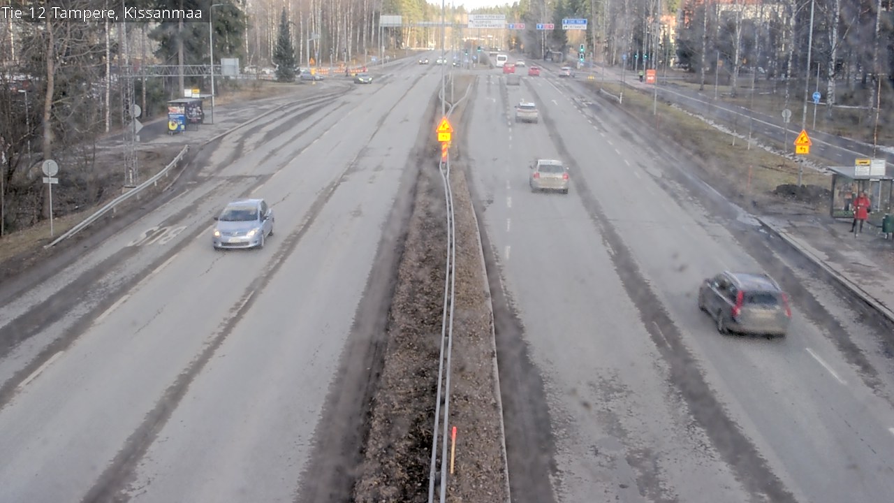 Weather Camera Image Väg 12 Tammerfors, Kissanmaa, Tampere, Pirkanmaa