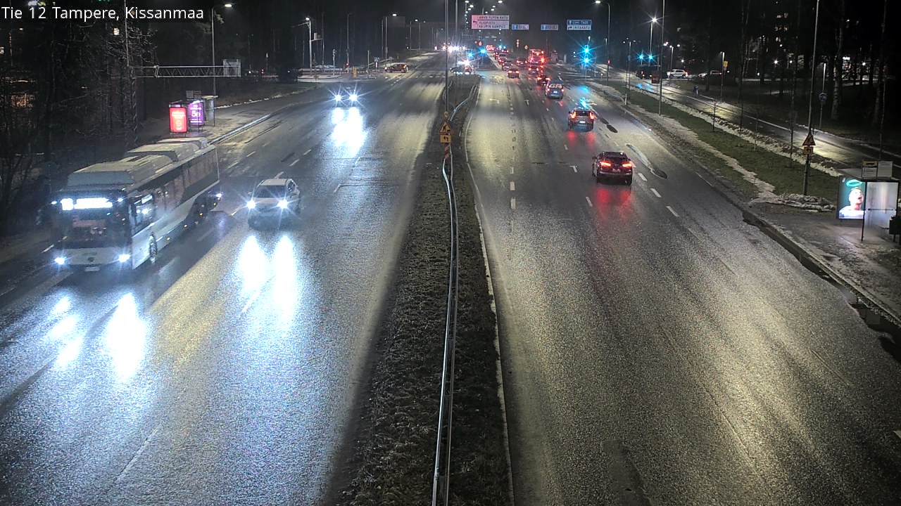Weather Camera Image Väg 12 Tammerfors, Kissanmaa, Tampere, Pirkanmaa