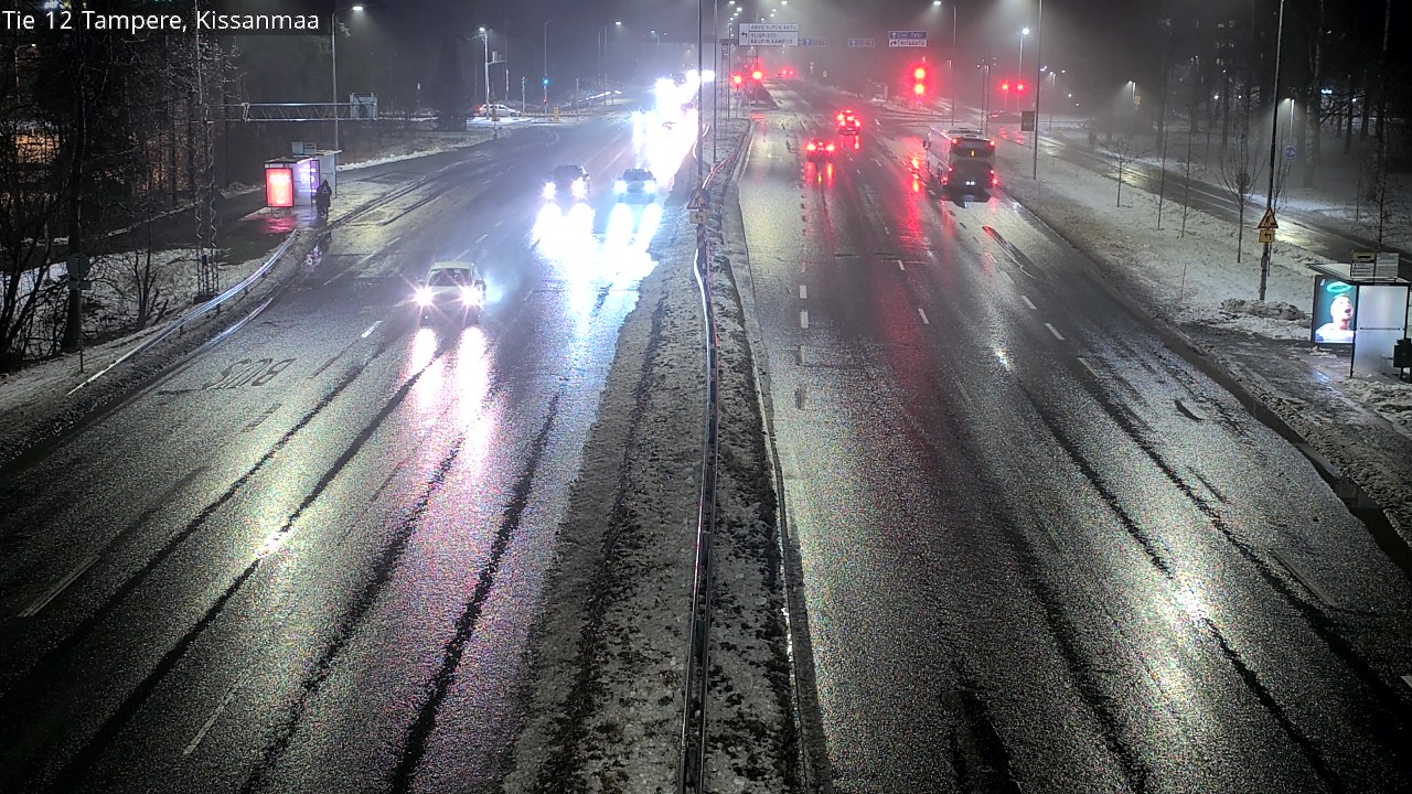 Weather Camera Image Väg 12 Tammerfors, Kissanmaa, Tampere, Pirkanmaa