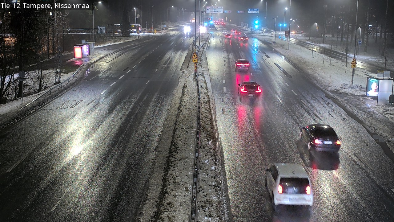 Weather Camera Image Väg 12 Tammerfors, Kissanmaa, Tampere, Pirkanmaa