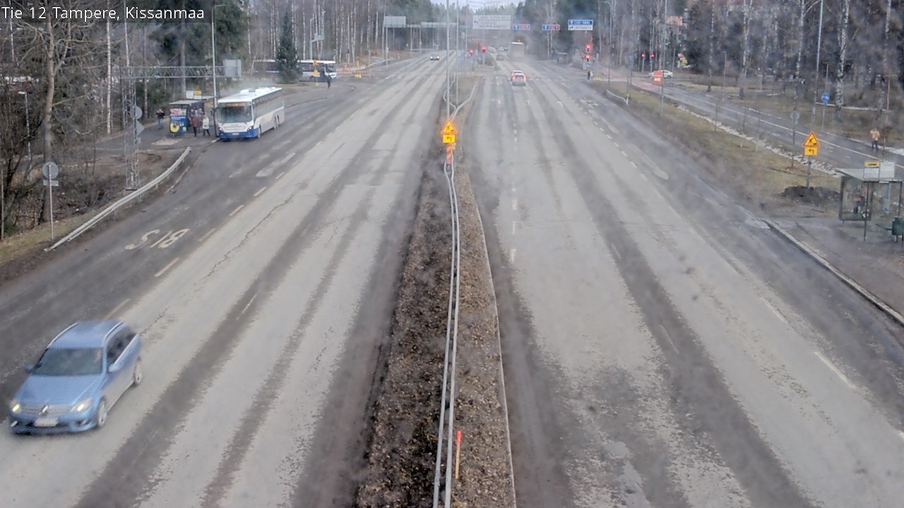 Weather Camera Image Väg 12 Tammerfors, Kissanmaa, Tampere, Pirkanmaa