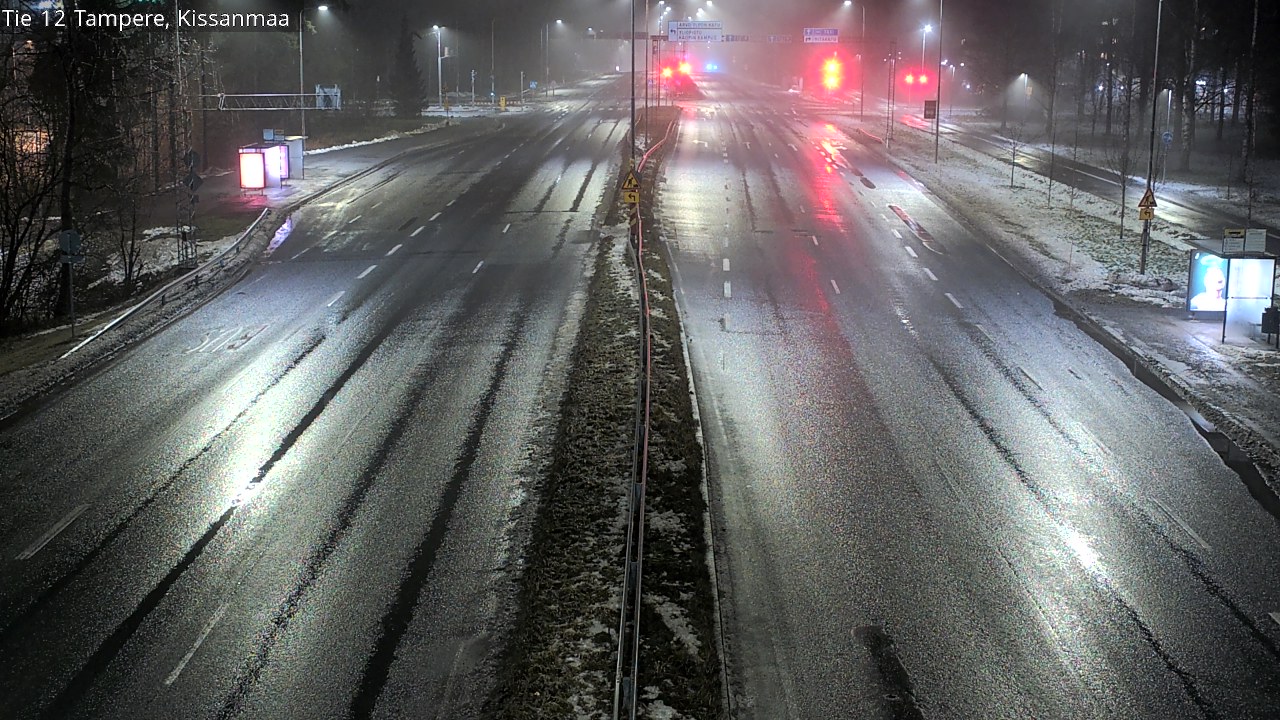 Weather Camera Image Väg 12 Tammerfors, Kissanmaa, Tampere, Pirkanmaa