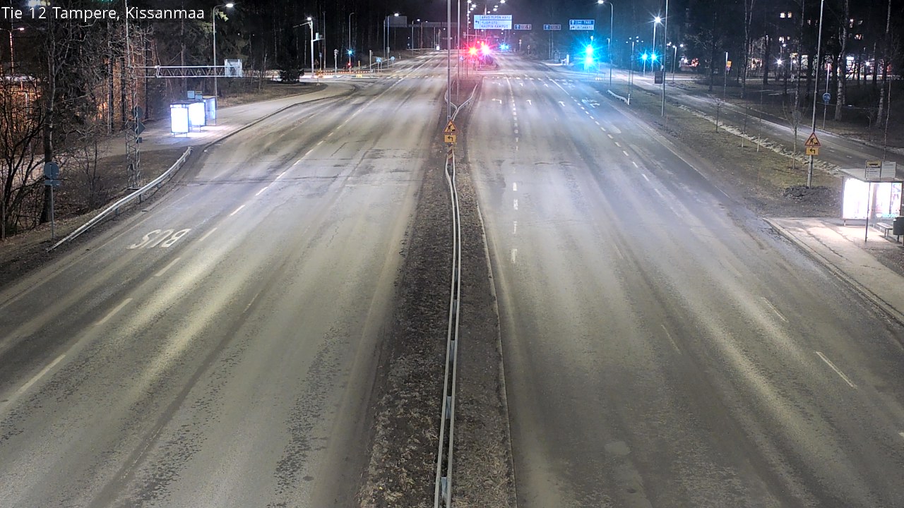 Weather Camera Image Väg 12 Tammerfors, Kissanmaa, Tampere, Pirkanmaa