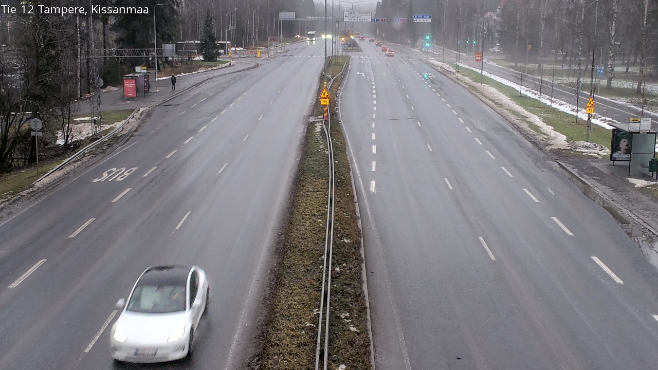 Weather Camera Image Väg 12 Tammerfors, Kissanmaa, Tampere, Pirkanmaa