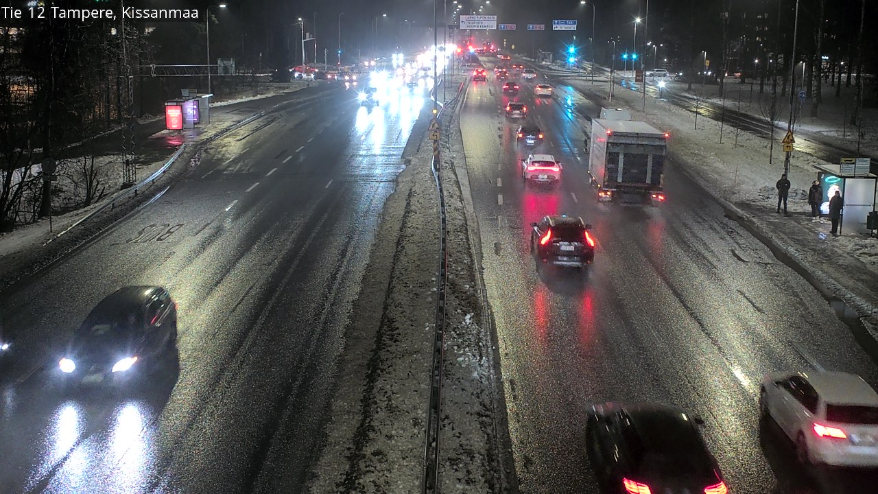 Weather Camera Image Väg 12 Tammerfors, Kissanmaa, Tampere, Pirkanmaa