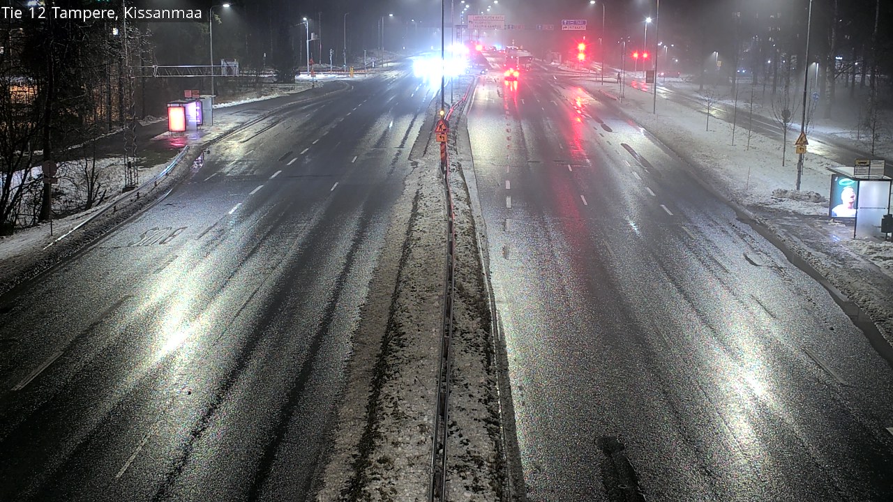 Weather Camera Image Väg 12 Tammerfors, Kissanmaa, Tampere, Pirkanmaa