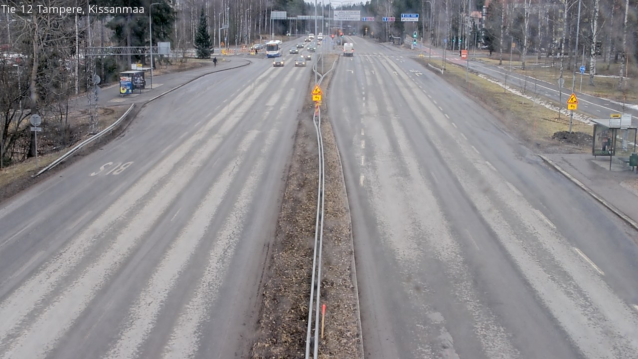 Weather Camera Image Väg 12 Tammerfors, Kissanmaa, Tampere, Pirkanmaa