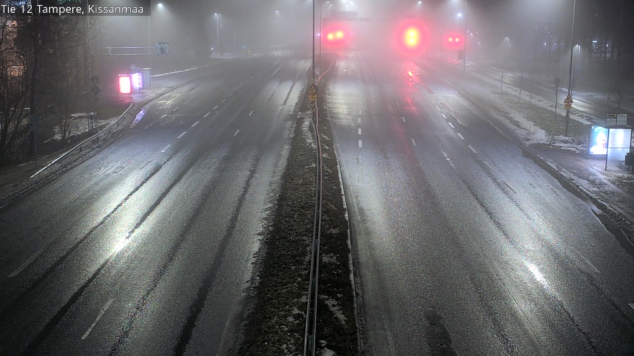 Weather Camera Image Väg 12 Tammerfors, Kissanmaa, Tampere, Pirkanmaa