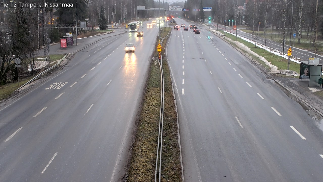 Weather Camera Image Väg 12 Tammerfors, Kissanmaa, Tampere, Pirkanmaa