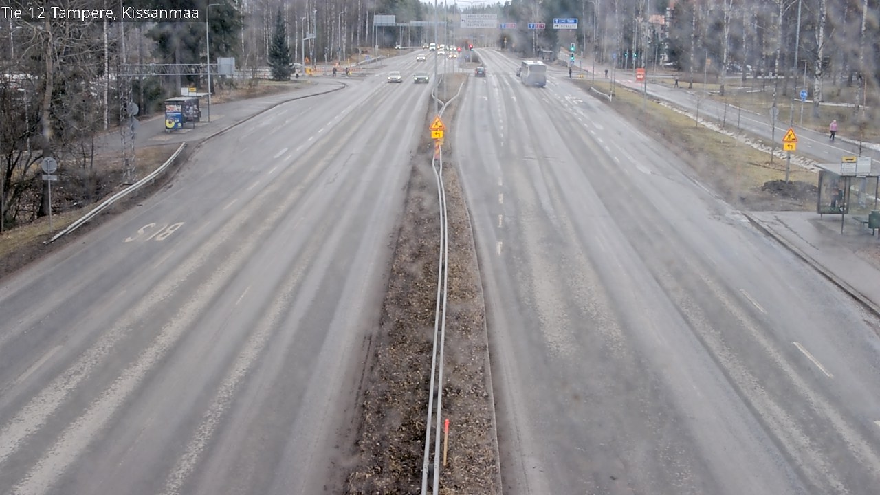 Weather Camera Image Väg 12 Tammerfors, Kissanmaa, Tampere, Pirkanmaa