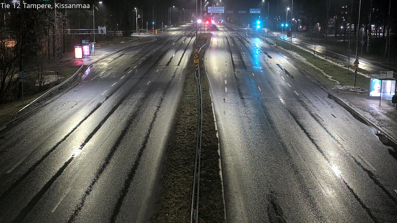 Weather Camera Image Väg 12 Tammerfors, Kissanmaa, Tampere, Pirkanmaa