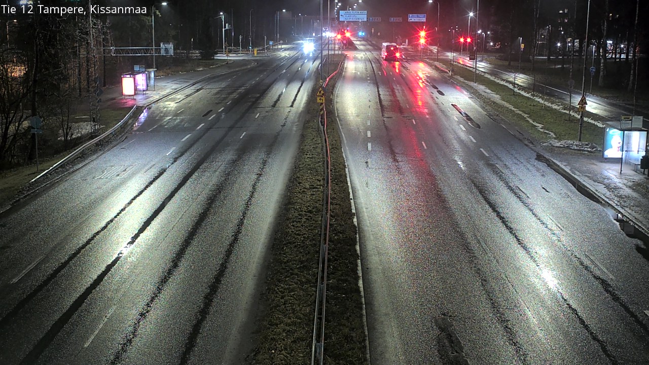 Weather Camera Image Väg 12 Tammerfors, Kissanmaa, Tampere, Pirkanmaa
