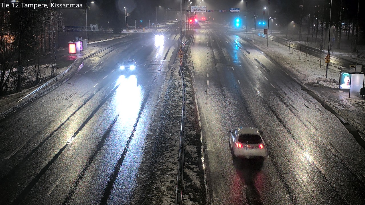 Weather Camera Image Väg 12 Tammerfors, Kissanmaa, Tampere, Pirkanmaa