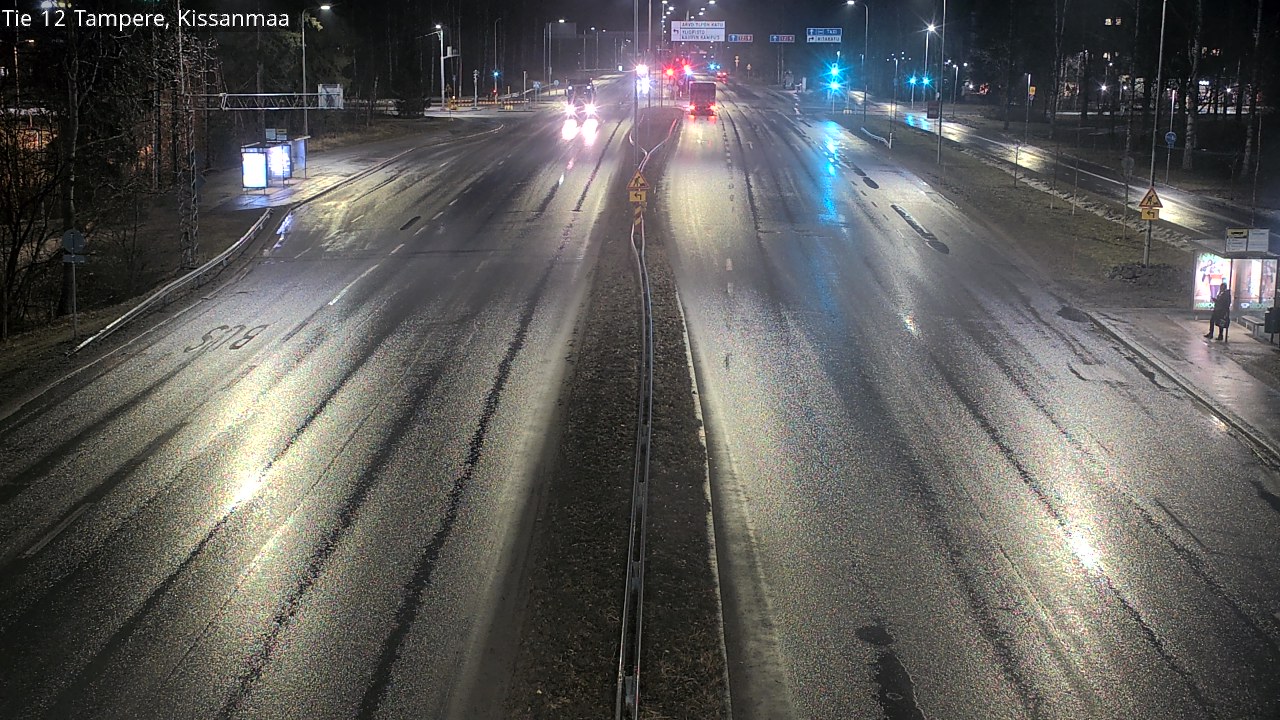 Weather Camera Image Väg 12 Tammerfors, Kissanmaa, Tampere, Pirkanmaa