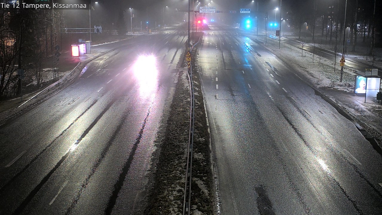 Weather Camera Image Väg 12 Tammerfors, Kissanmaa, Tampere, Pirkanmaa
