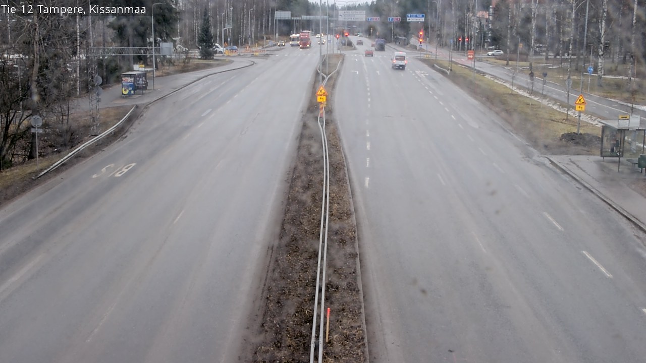 Weather Camera Image Väg 12 Tammerfors, Kissanmaa, Tampere, Pirkanmaa