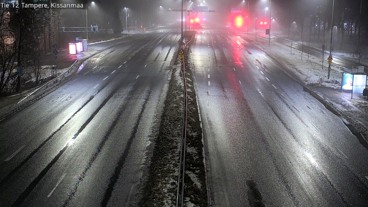 Weather Camera Image Väg 12 Tammerfors, Kissanmaa, Tampere, Pirkanmaa
