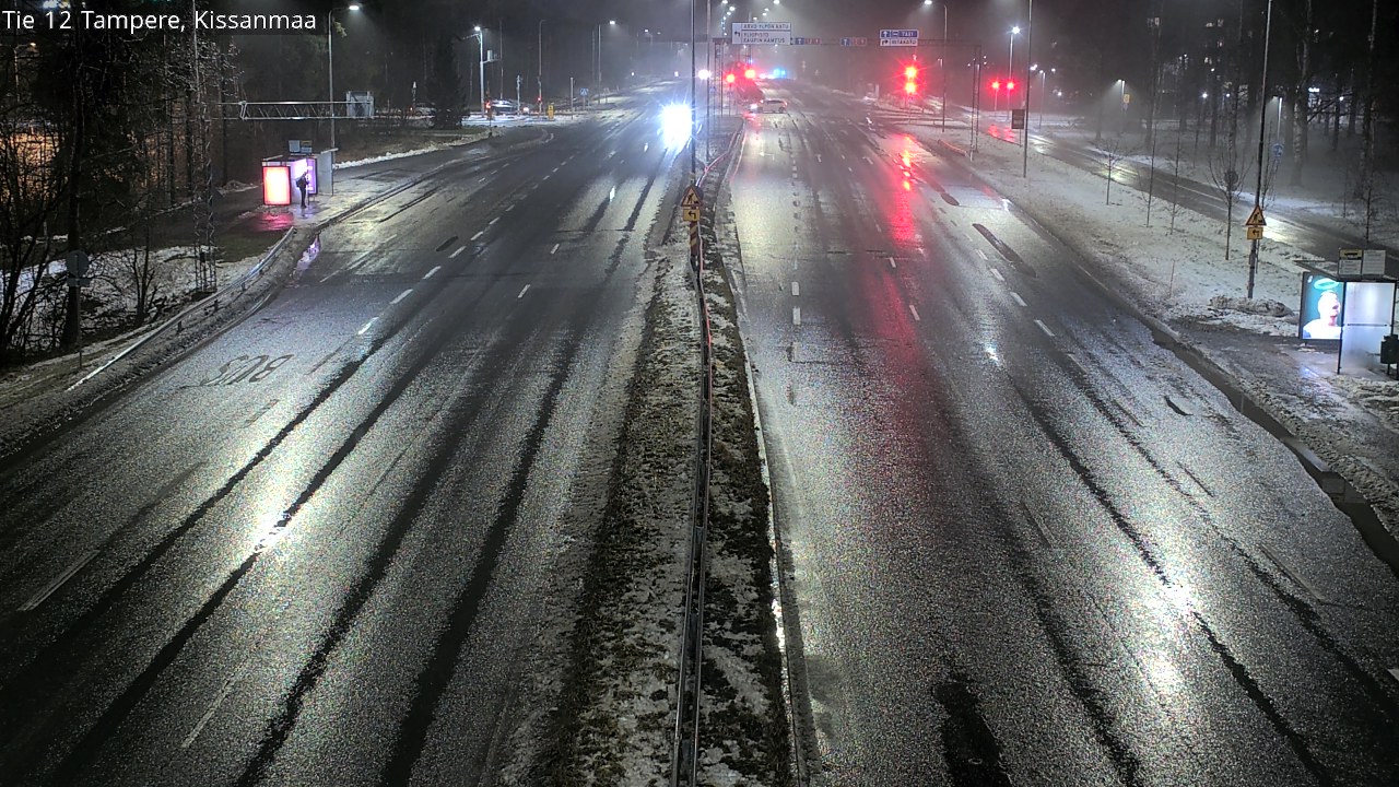 Weather Camera Image Väg 12 Tammerfors, Kissanmaa, Tampere, Pirkanmaa