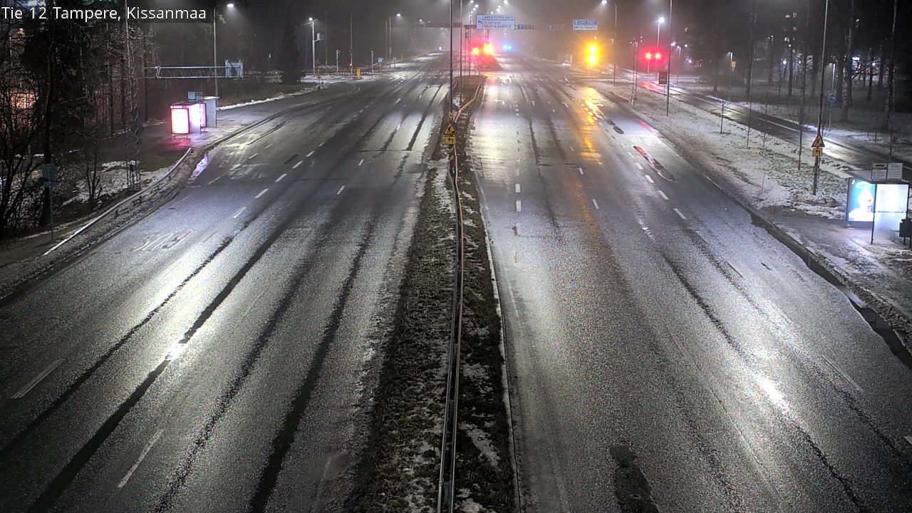 Weather Camera Image Väg 12 Tammerfors, Kissanmaa, Tampere, Pirkanmaa