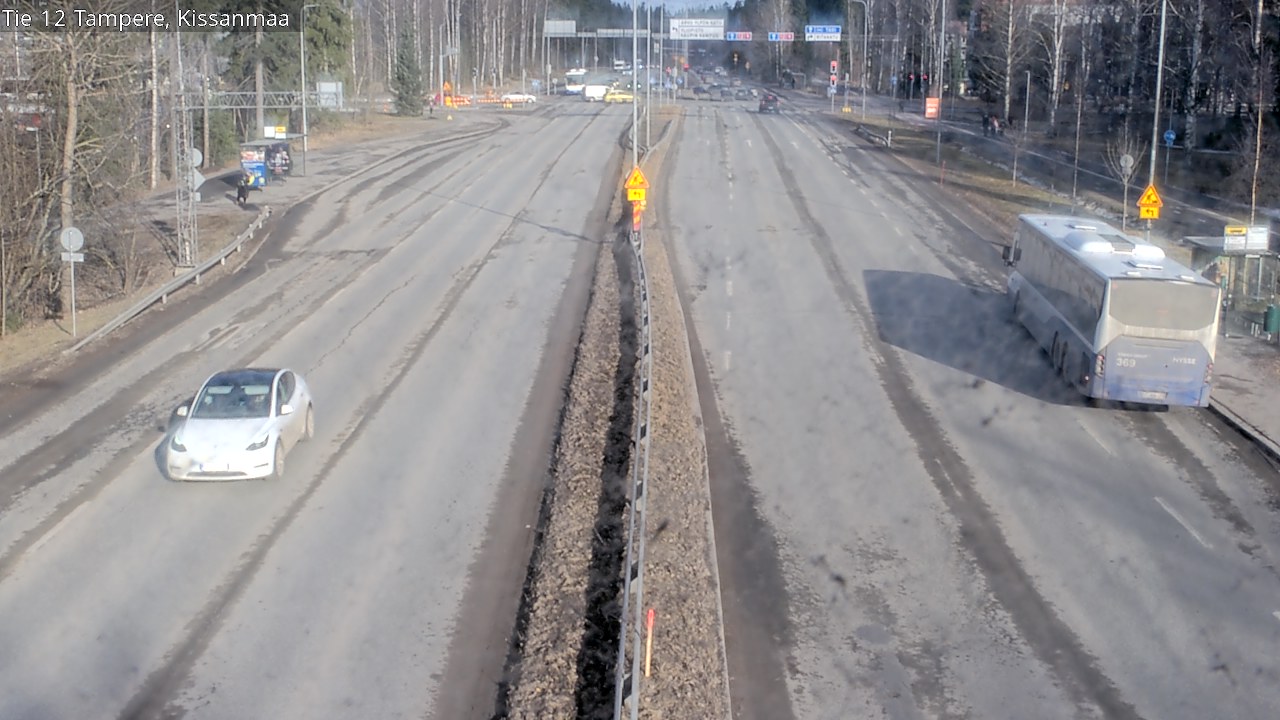 Weather Camera Image Väg 12 Tammerfors, Kissanmaa, Tampere, Pirkanmaa