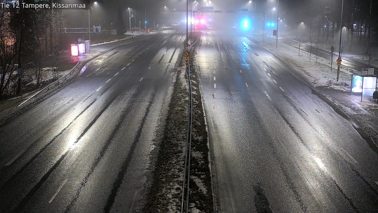 Weather Camera Image Väg 12 Tammerfors, Kissanmaa, Tampere, Pirkanmaa