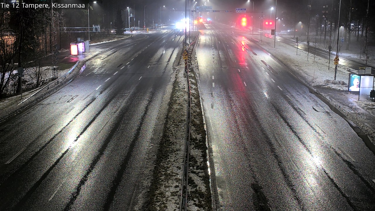 Weather Camera Image Väg 12 Tammerfors, Kissanmaa, Tampere, Pirkanmaa