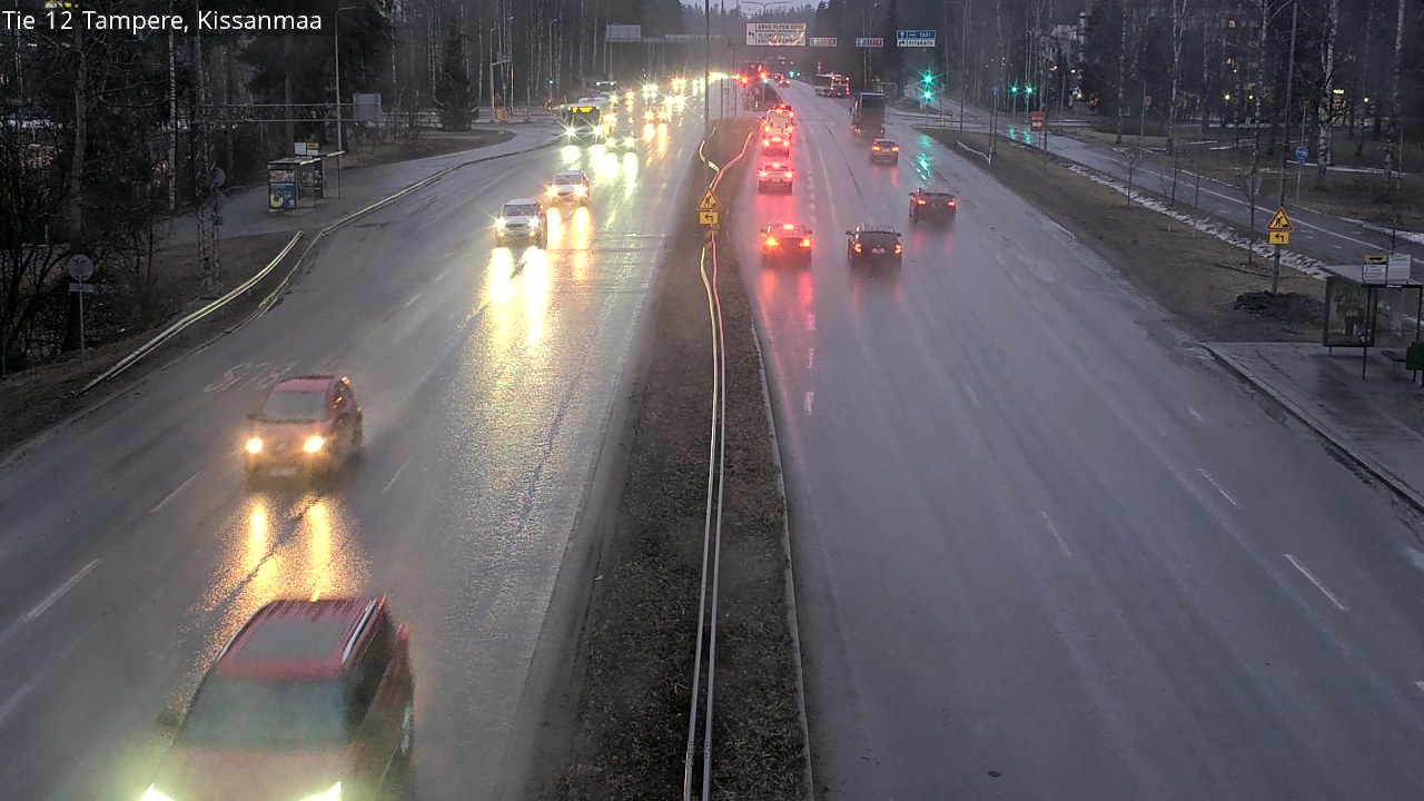 Weather Camera Image Väg 12 Tammerfors, Kissanmaa, Tampere, Pirkanmaa