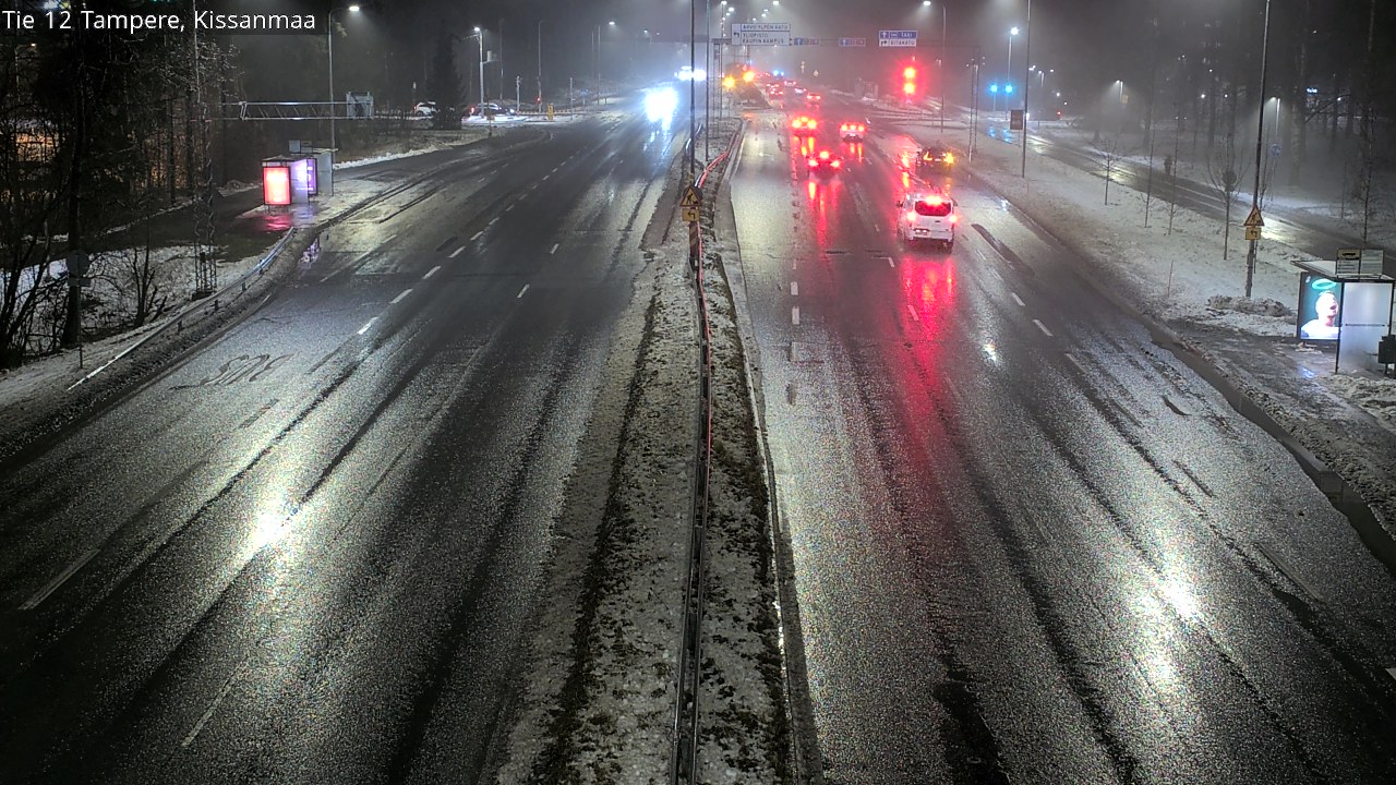 Weather Camera Image Väg 12 Tammerfors, Kissanmaa, Tampere, Pirkanmaa