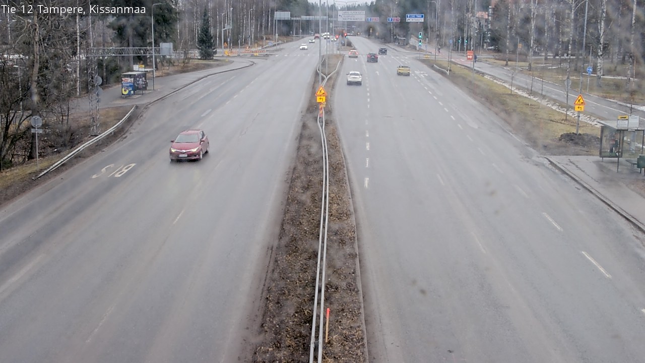 Weather Camera Image Väg 12 Tammerfors, Kissanmaa, Tampere, Pirkanmaa
