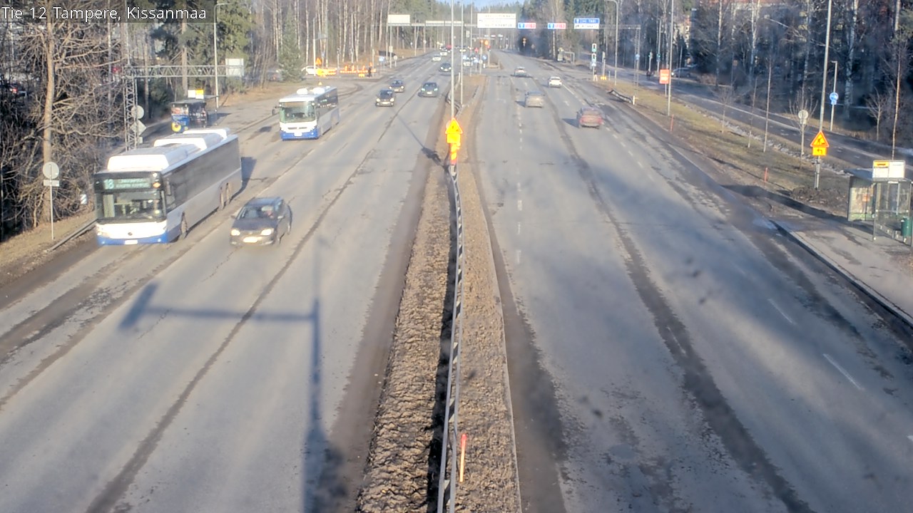 Weather Camera Image Väg 12 Tammerfors, Kissanmaa, Tampere, Pirkanmaa