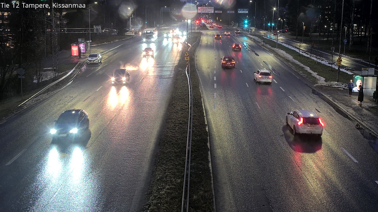 Weather Camera Image Väg 12 Tammerfors, Kissanmaa, Tampere, Pirkanmaa