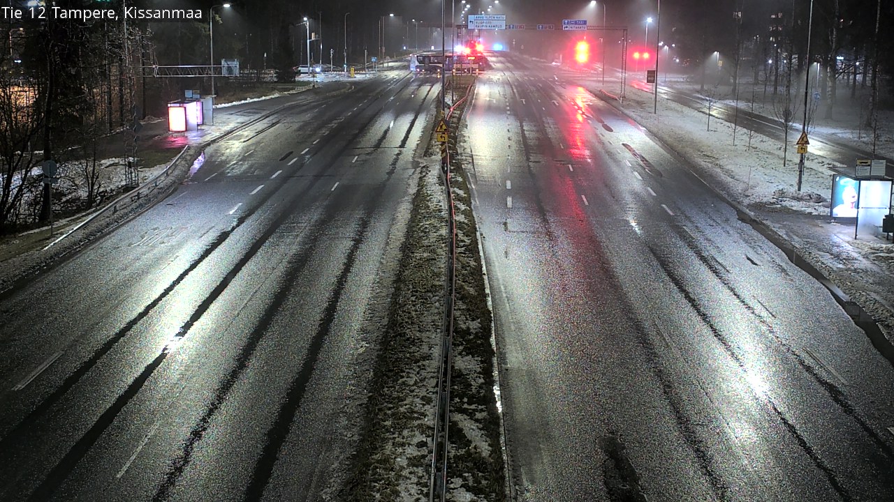 Weather Camera Image Väg 12 Tammerfors, Kissanmaa, Tampere, Pirkanmaa
