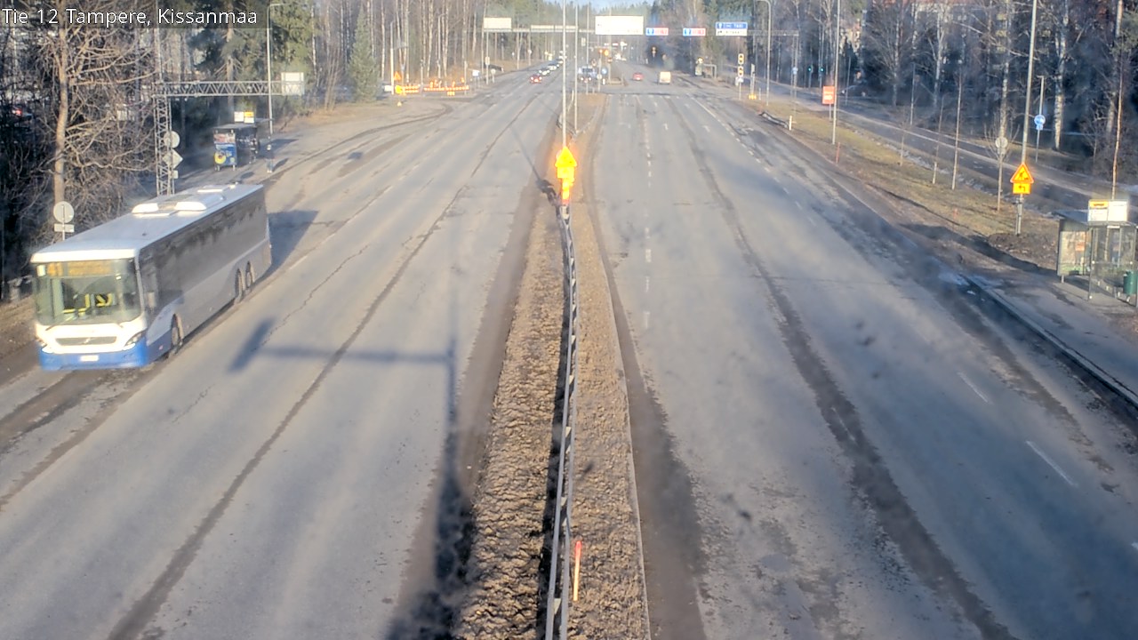 Weather Camera Image Väg 12 Tammerfors, Kissanmaa, Tampere, Pirkanmaa
