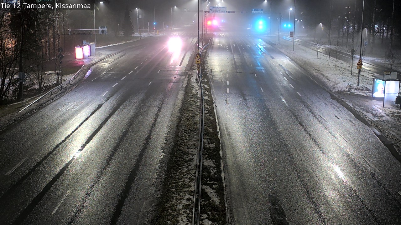 Weather Camera Image Väg 12 Tammerfors, Kissanmaa, Tampere, Pirkanmaa