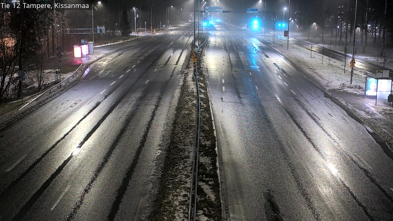 Weather Camera Image Väg 12 Tammerfors, Kissanmaa, Tampere, Pirkanmaa