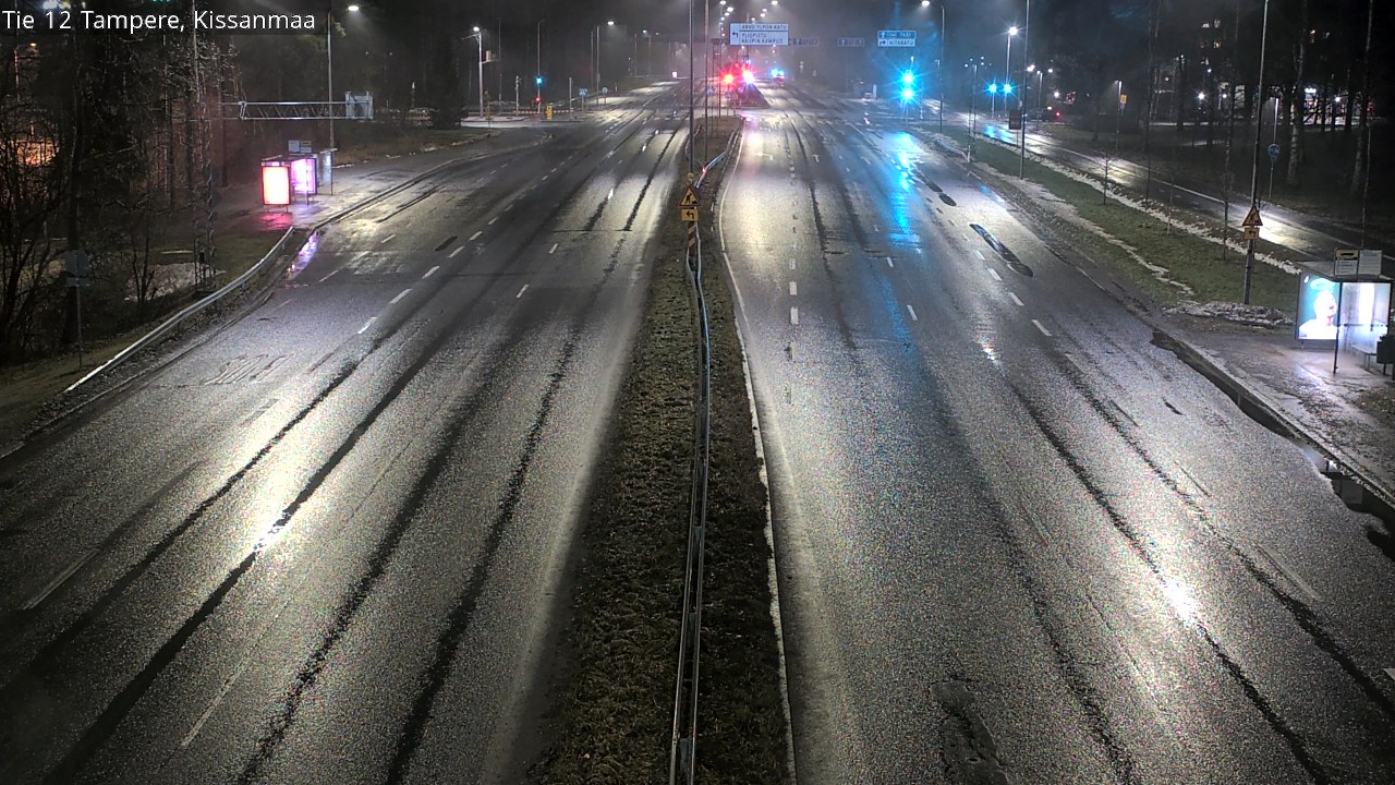 Weather Camera Image Väg 12 Tammerfors, Kissanmaa, Tampere, Pirkanmaa