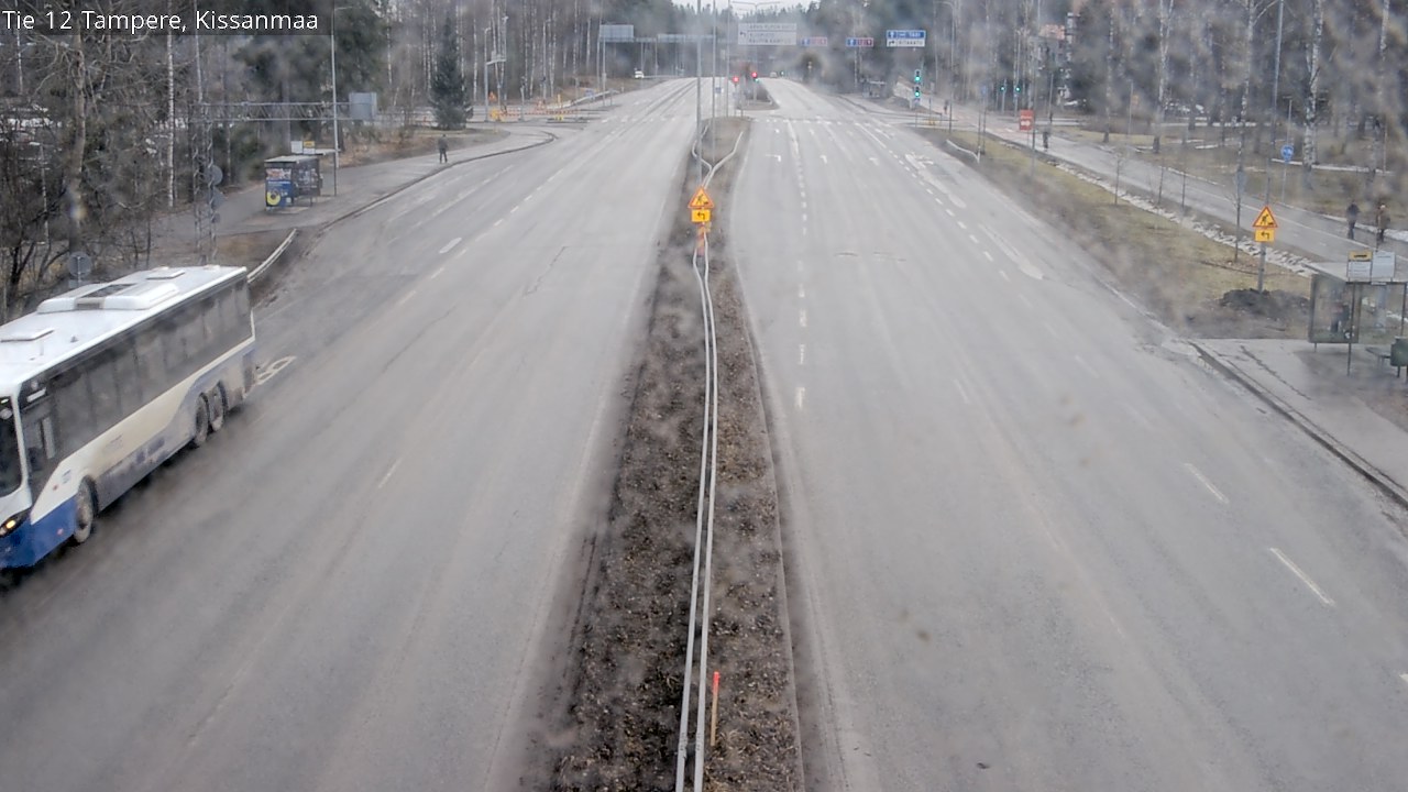 Weather Camera Image Väg 12 Tammerfors, Kissanmaa, Tampere, Pirkanmaa