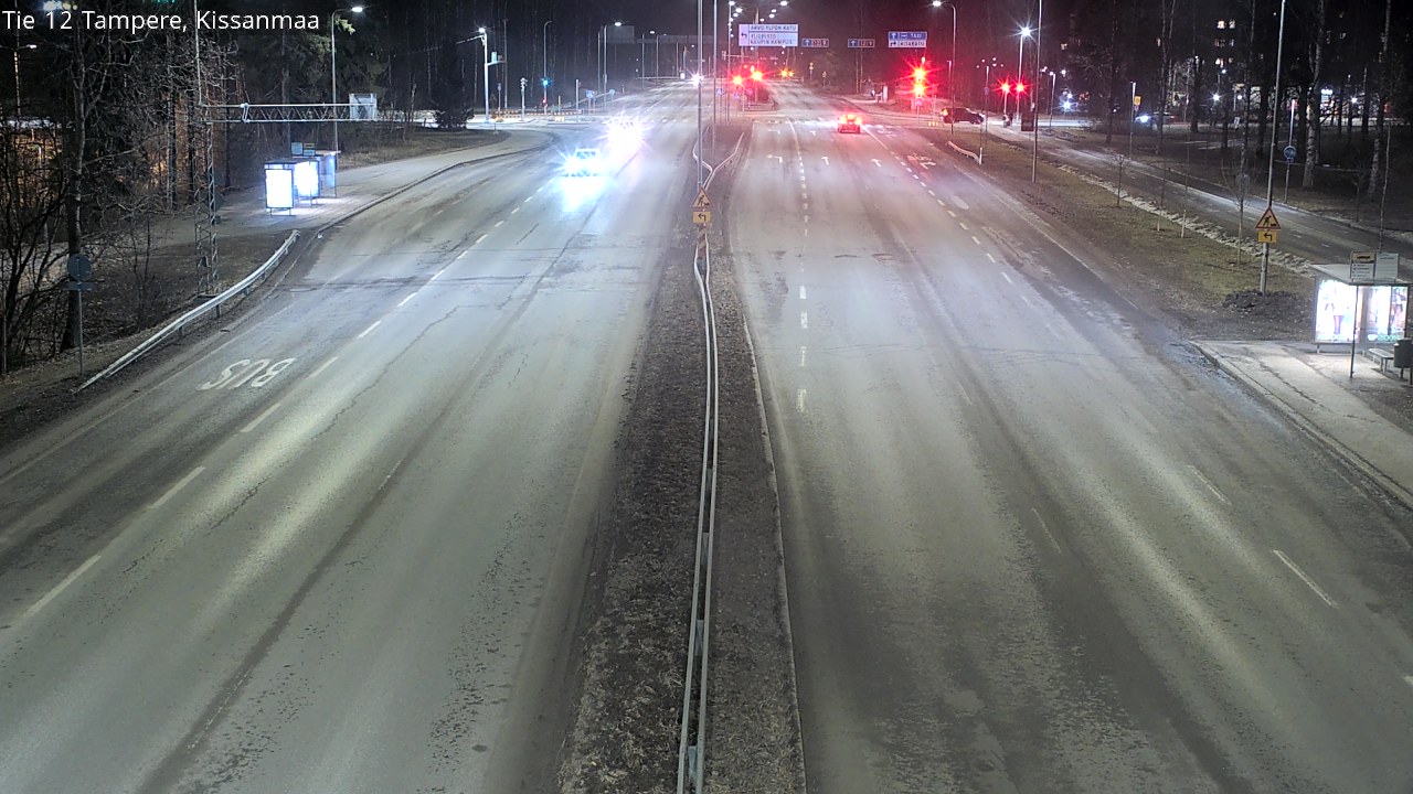 Weather Camera Image Väg 12 Tammerfors, Kissanmaa, Tampere, Pirkanmaa