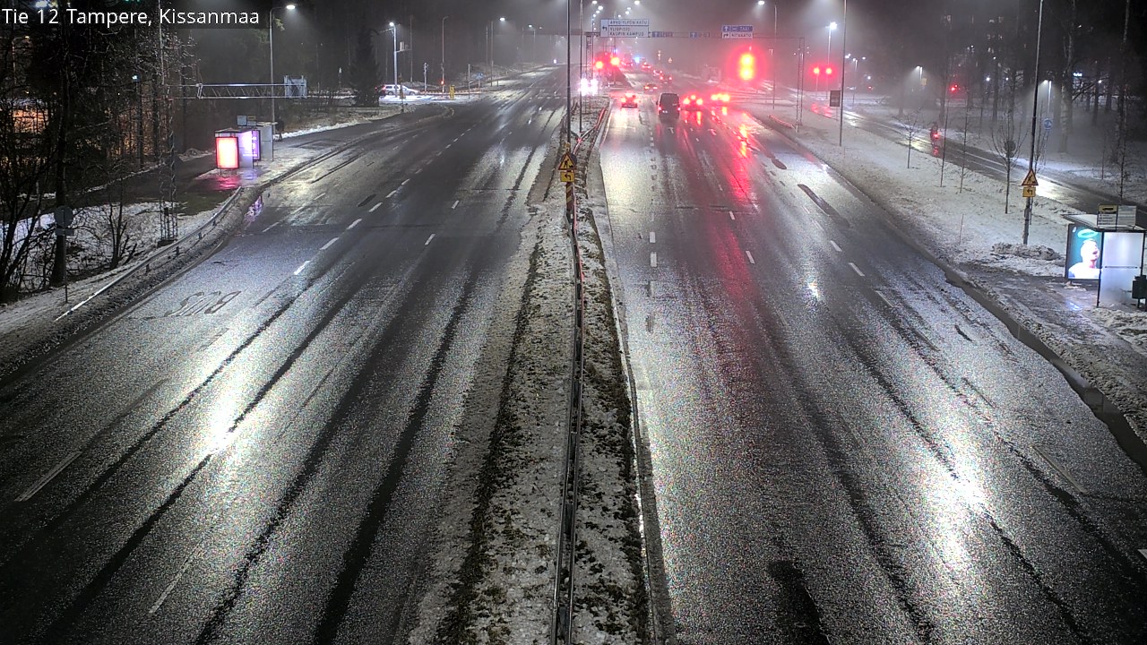 Weather Camera Image Väg 12 Tammerfors, Kissanmaa, Tampere, Pirkanmaa