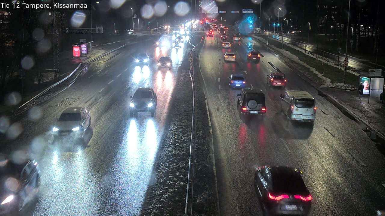 Weather Camera Image Väg 12 Tammerfors, Kissanmaa, Tampere, Pirkanmaa