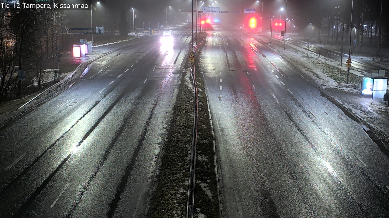 Weather Camera Image Väg 12 Tammerfors, Kissanmaa, Tampere, Pirkanmaa