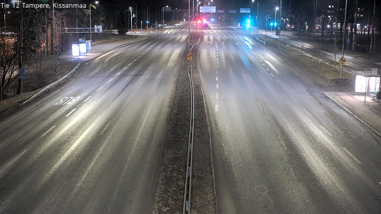 Weather Camera Image Väg 12 Tammerfors, Kissanmaa, Tampere, Pirkanmaa